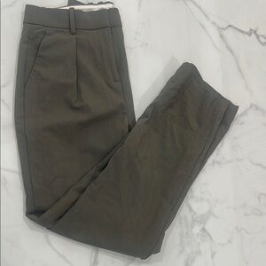 Jcrew Classic Wool Olive Green Pants